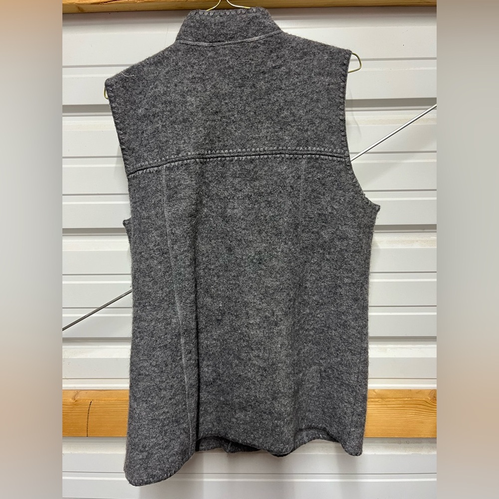 Ruby Rd. Gray Wool Vest - Picture 3 of 3